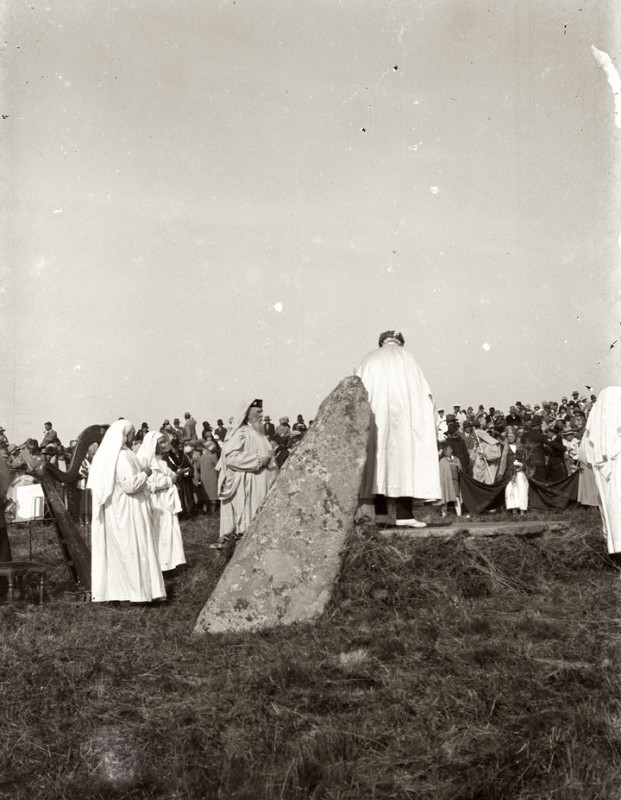 The first Gorsedh Kernow in 1928 with Grand Bard, Henry Jenner